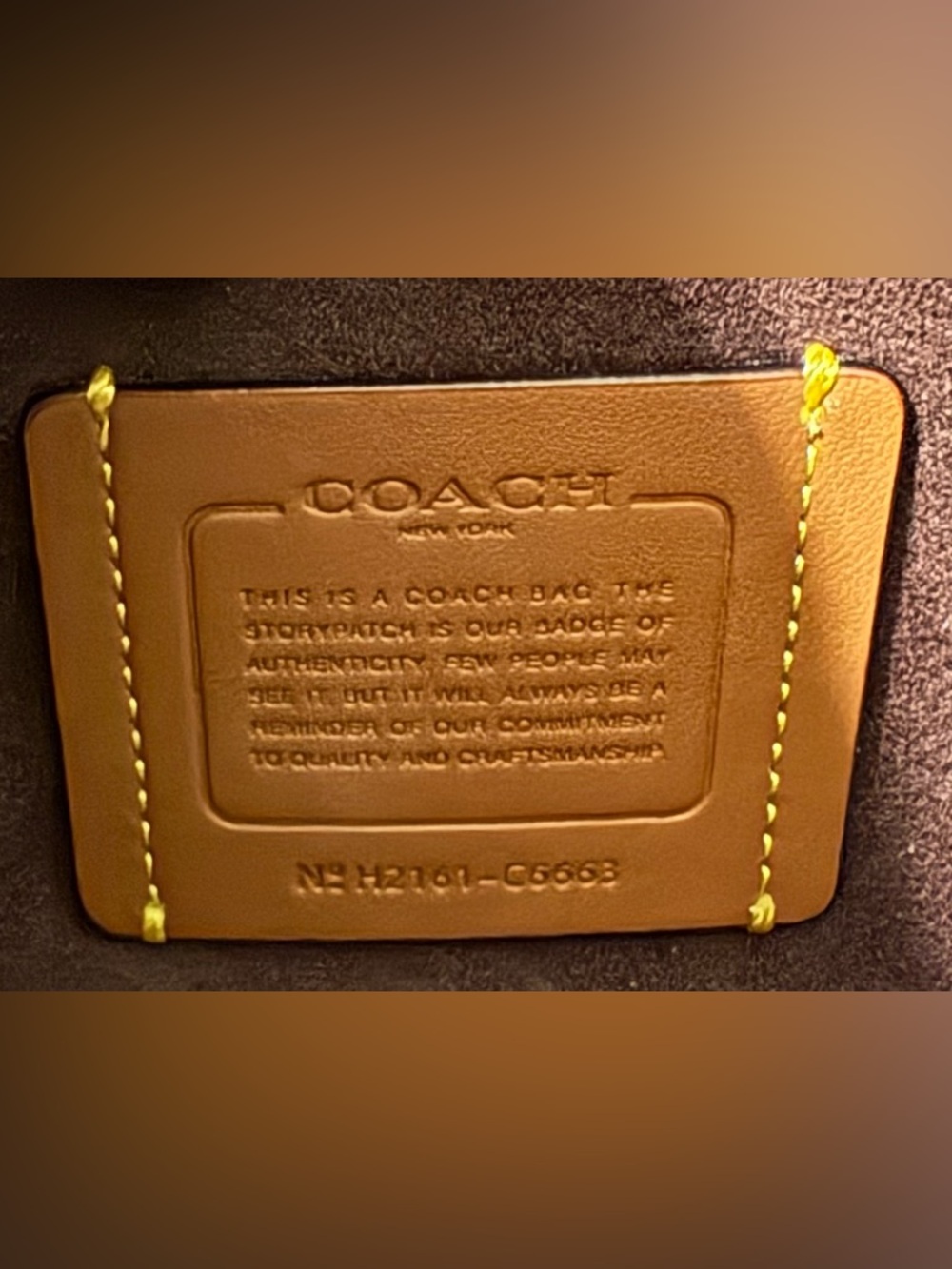 Coach Black Leather Crossbody Bag with Gold Turnlock - Picture 10 of 11